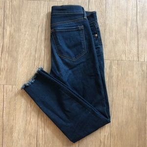 Loft skinny jeans dark blue